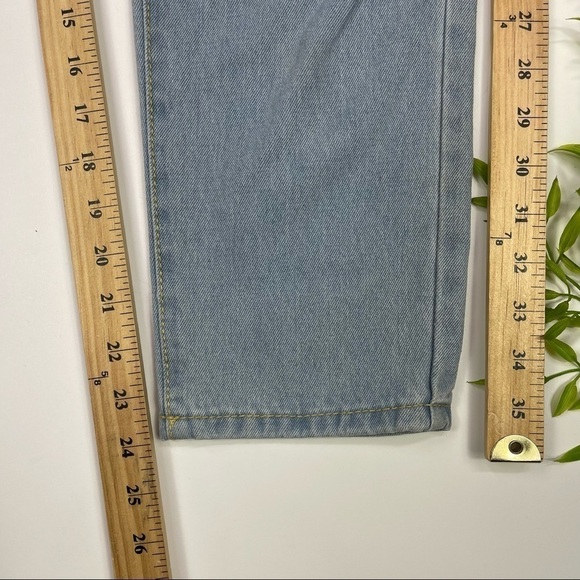 SHEIN Sz S Light Washed Denim High Rise Mom Jeans Women’s - Picture 7 of 10